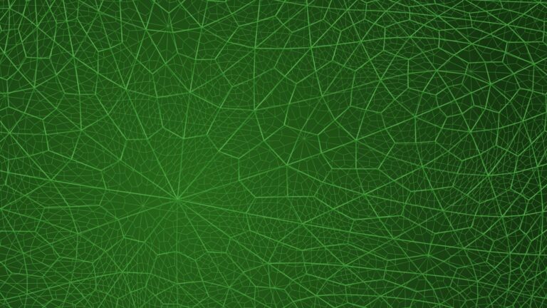 A green backdrop with webbing all around it, a general green mesh background depicting environmental conservation.
